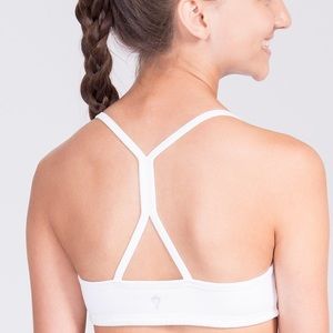 IVIVVA WHITE SPORTS BRA